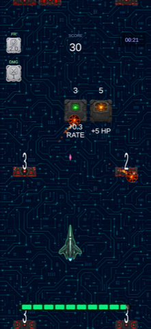 GateFire gameplay — choosing a gate upgrade